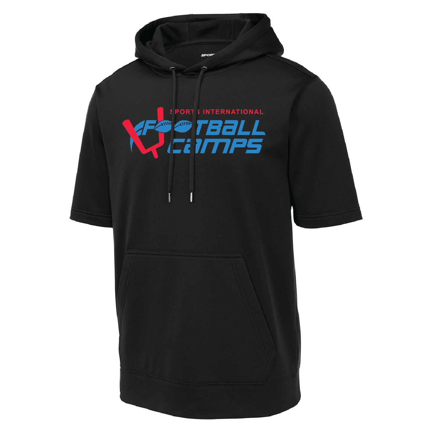 Sports International Sport-Wick ® Fleece Short Sleeve Hooded Pullover