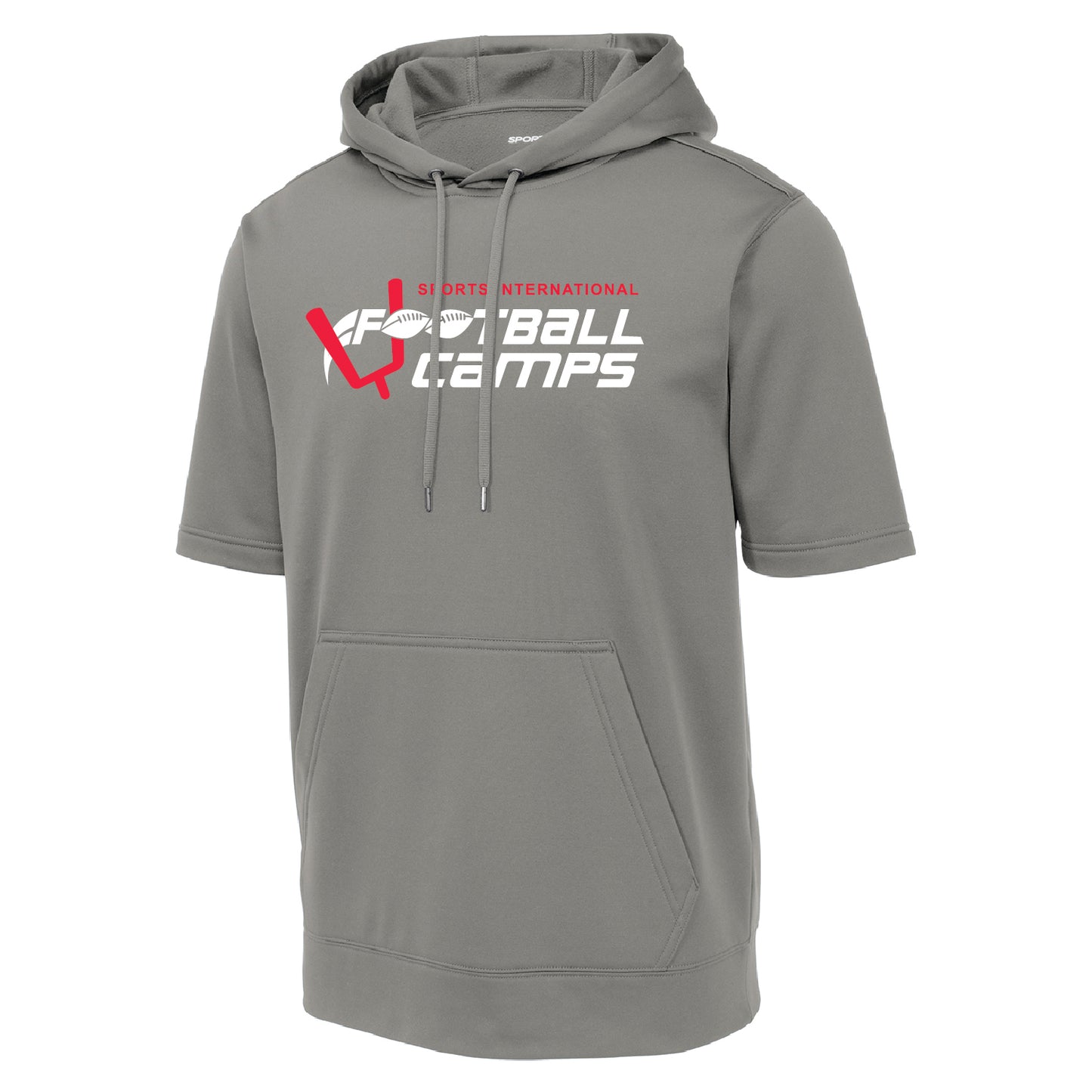 Sports International Sport-Wick ® Fleece Short Sleeve Hooded Pullover