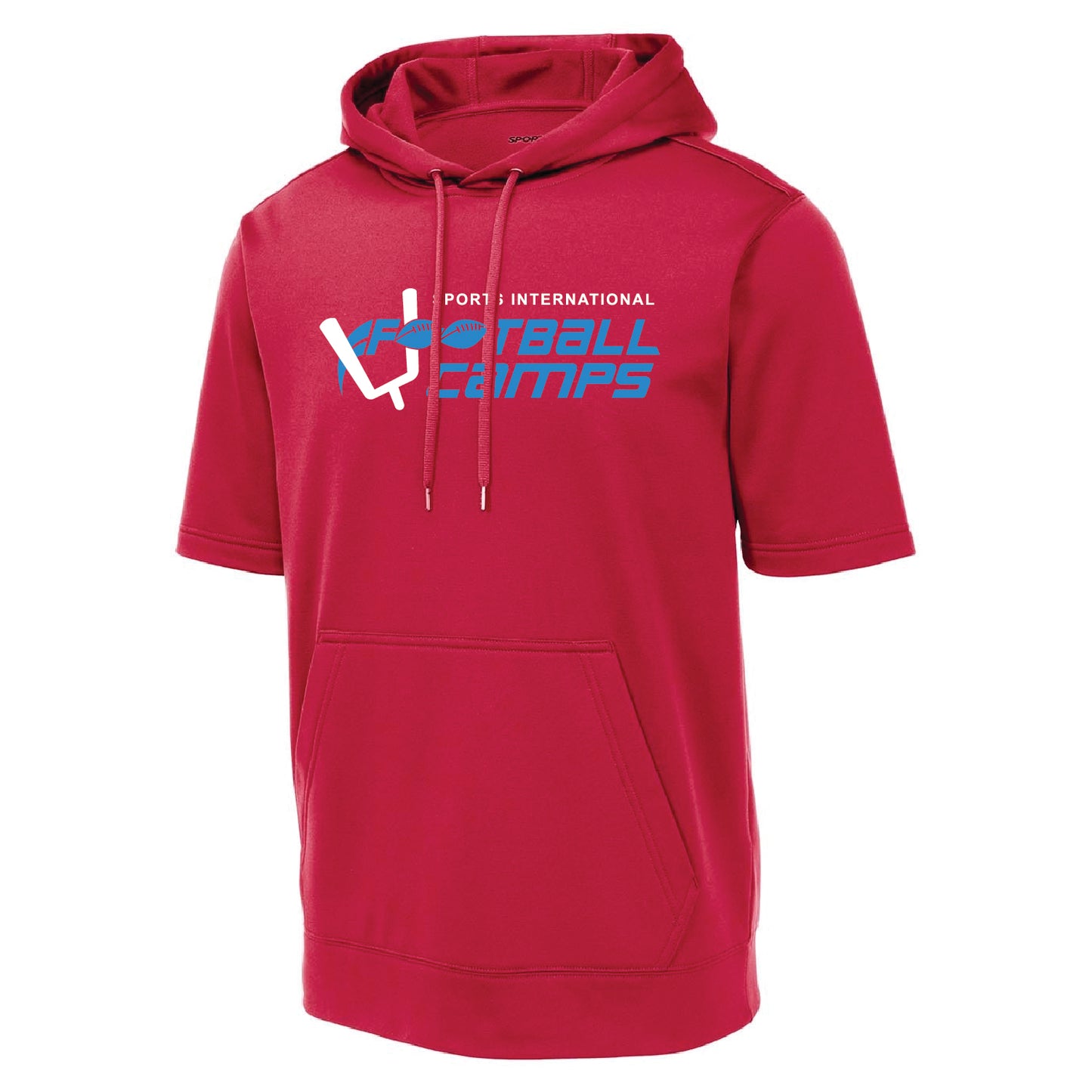 Sports International Sport-Wick ® Fleece Short Sleeve Hooded Pullover